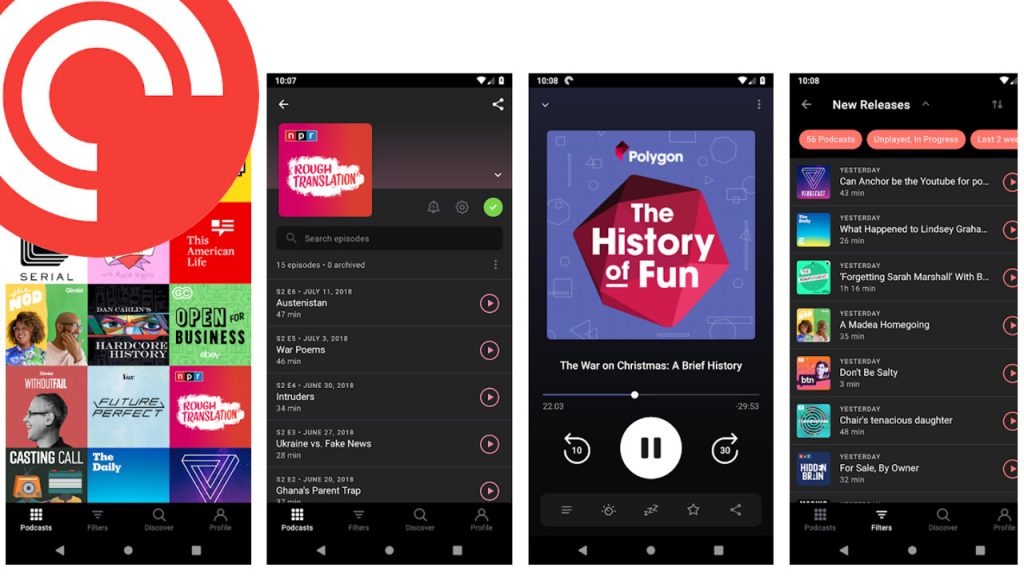 Recenzie Android Pocket Casts