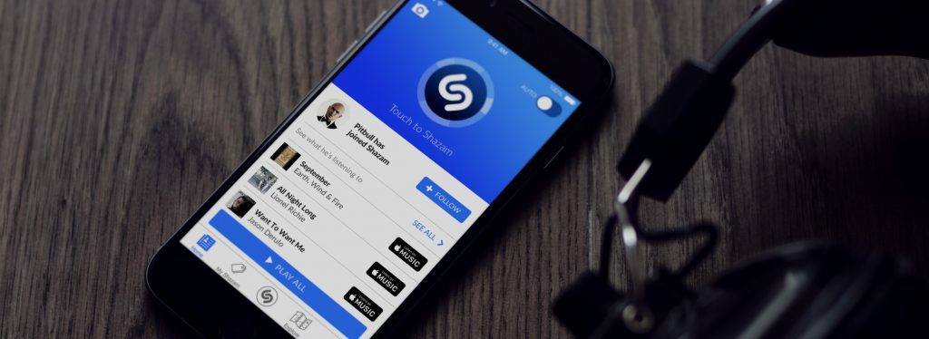 Shazam app til iphone