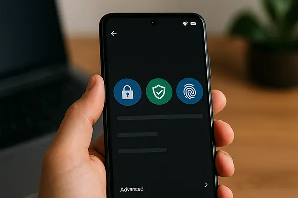 Android privacy interface