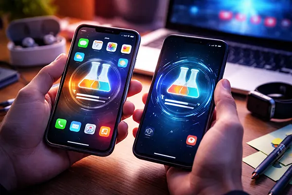 Smartphone Testmodus